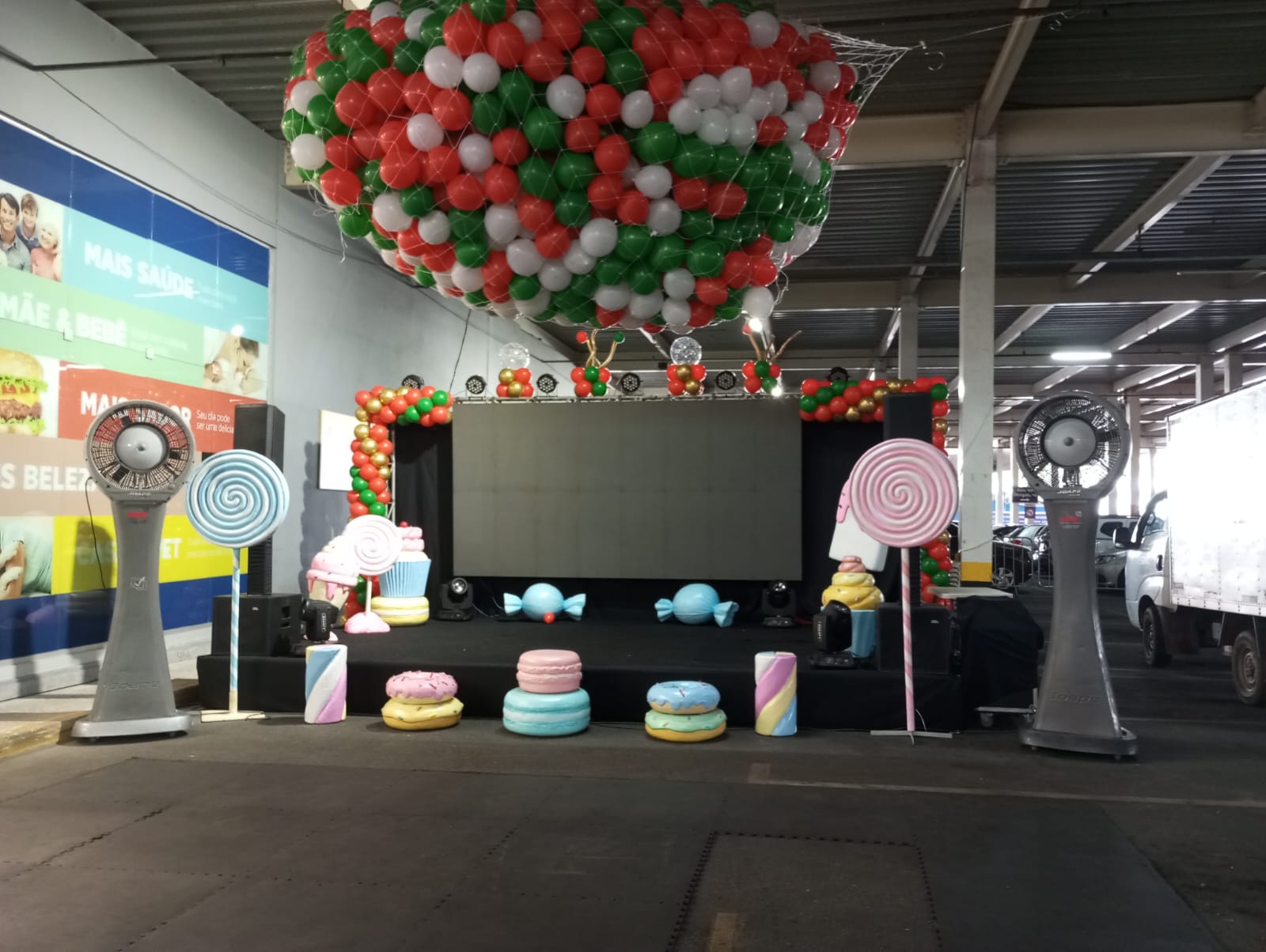 Climatiza&ccedil;&atilde;o aplicada em ambiente de evento