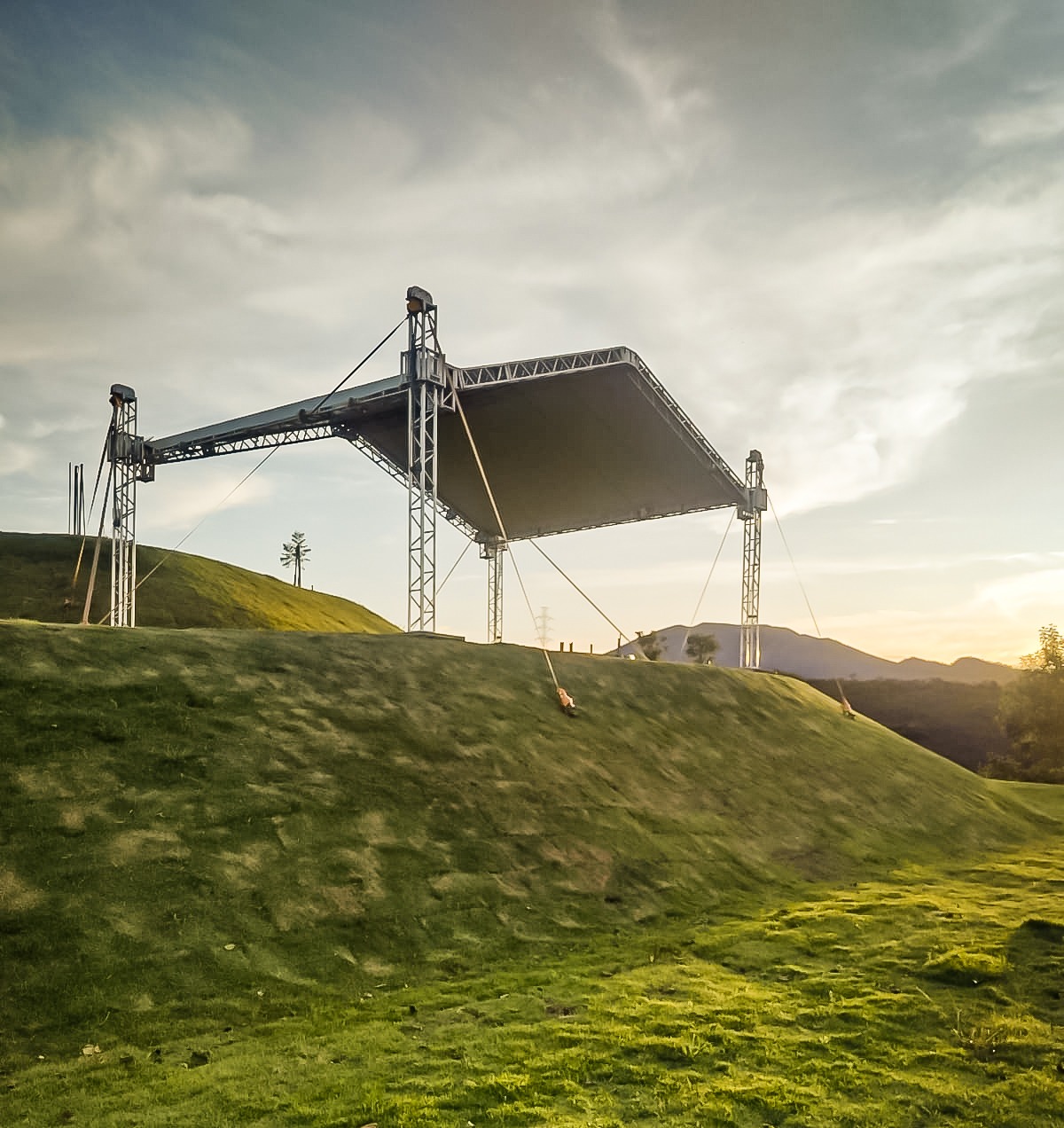 Cobertura estruturada para evento externo