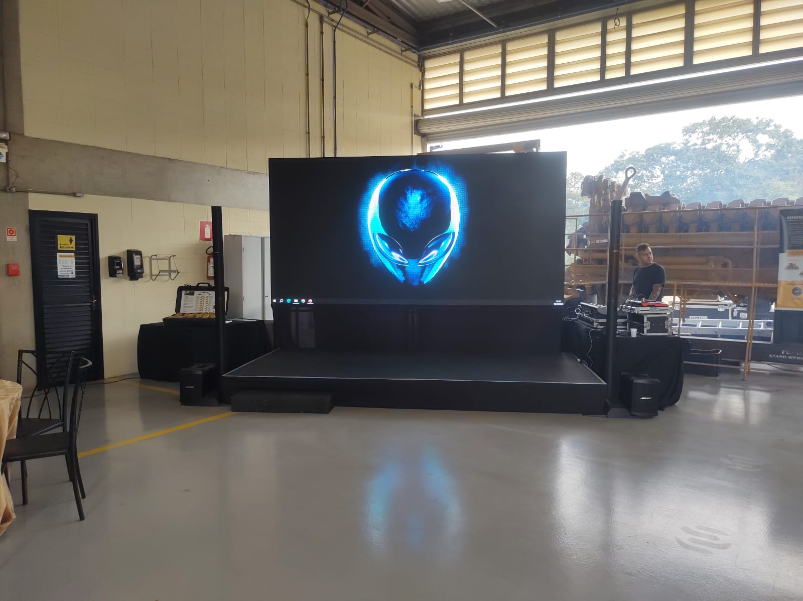 Sonorização aplicada em apresentação